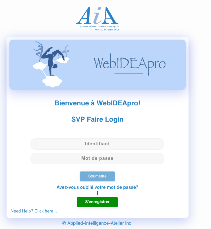 Login WebIDEApro.net
